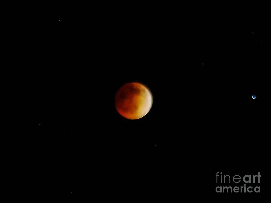 BLooD MooN 4.15.2014 Photograph by Angela J Wright