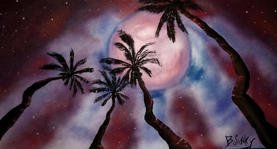Blood Moon Painting