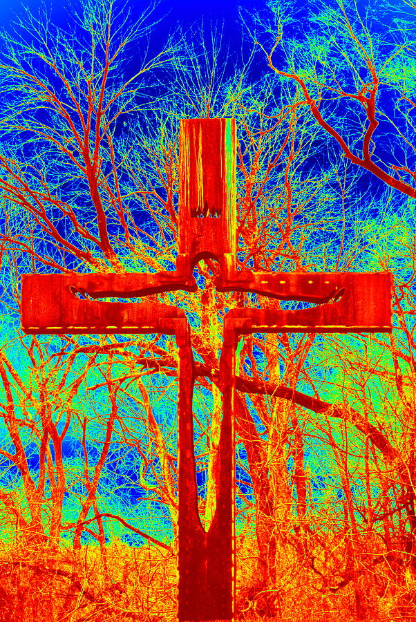 Blood On The Cross Photograph by Cathy Shiflett