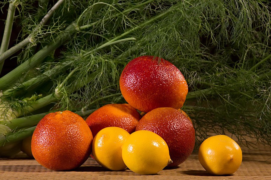 Blood Oranges and Lemons Photograph by Grant Groberg