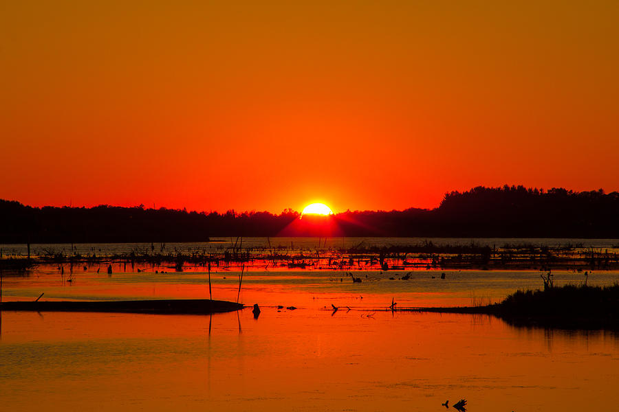 Blood Red Sunset Photograph by Scott Burlovich - Fine Art America