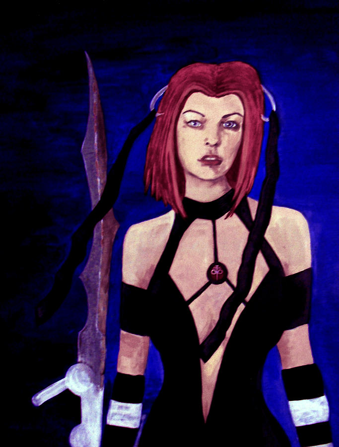 BloodRayne Painting by Beverly Strickler Fine Art America