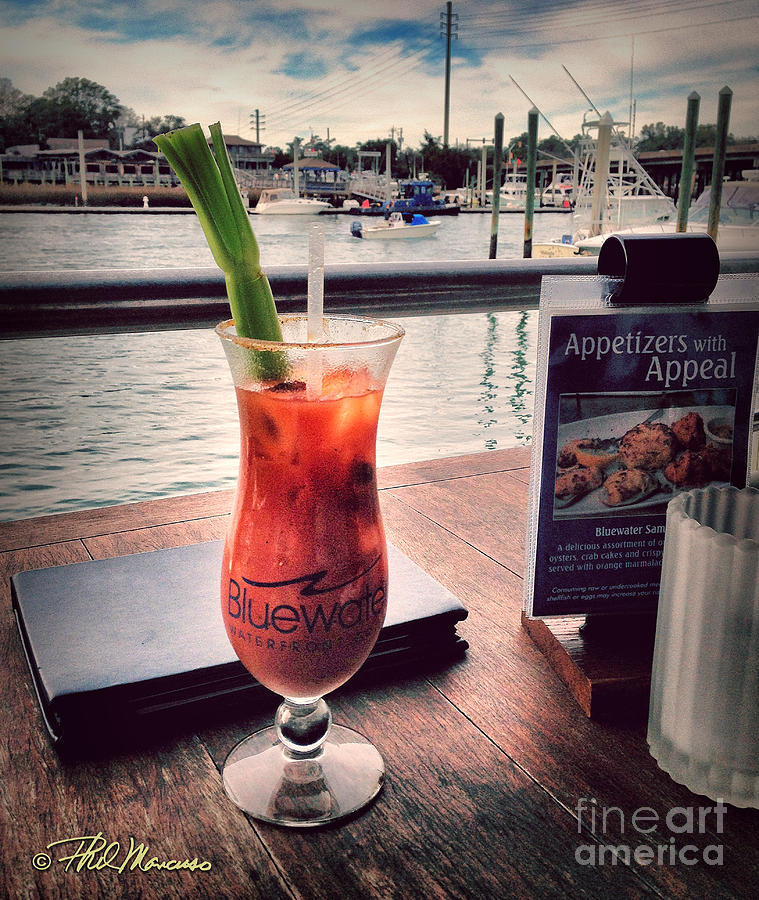 Bloody Mary Photograph - Bloody Mary With A View by Phil Mancuso