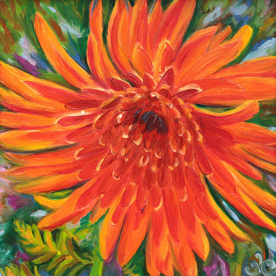 Bloom Painting by Trina Teele