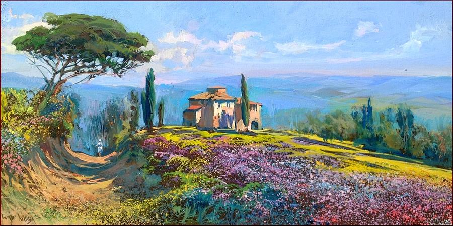 italian scenery painting