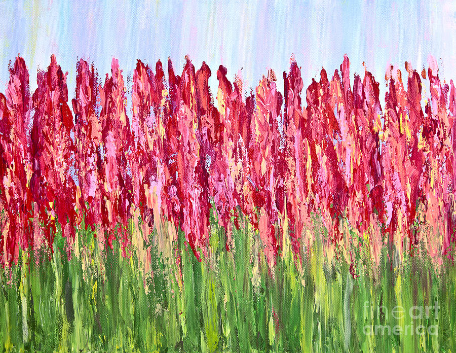 Blooming Beauties Painting by Pattie Calfy