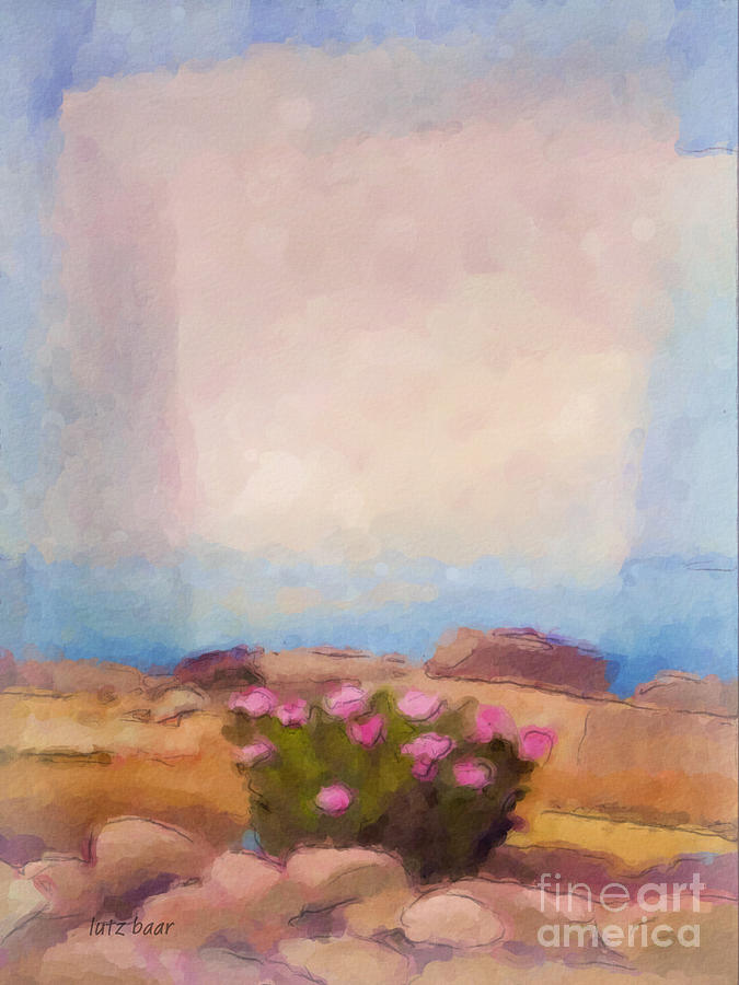 Blooming Coast Painting by Lutz Baar