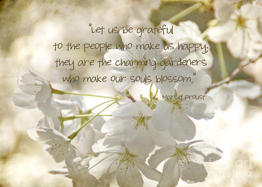 Blooming Gratitude Photograph by Peggy Hughes