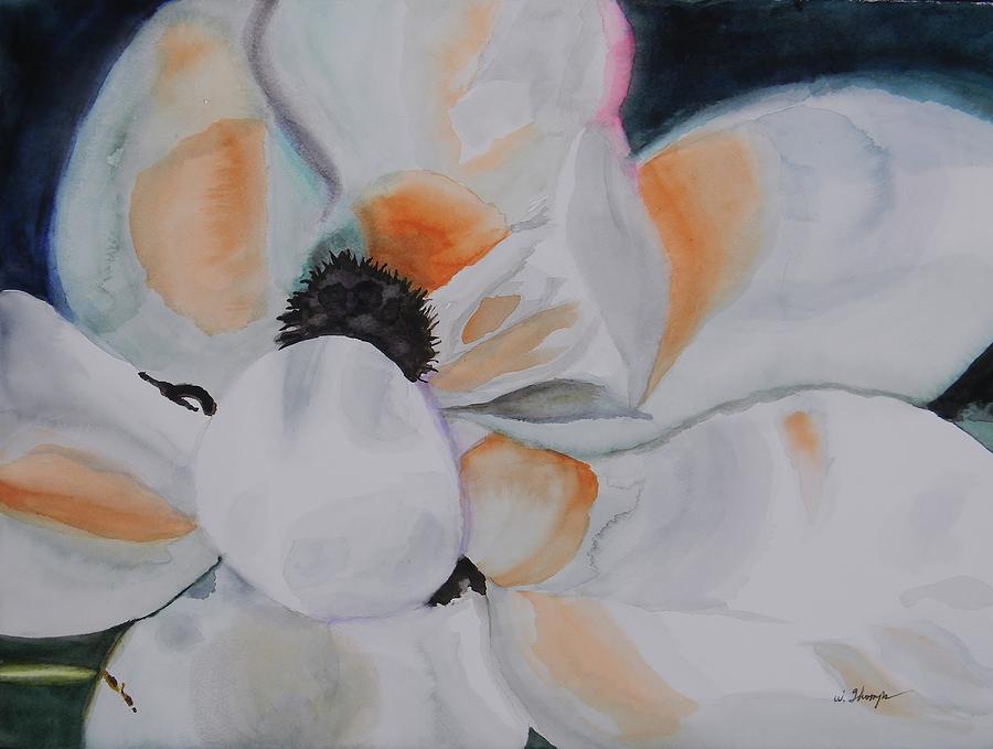 Blooming Magnolia Painting by Warren Thompson