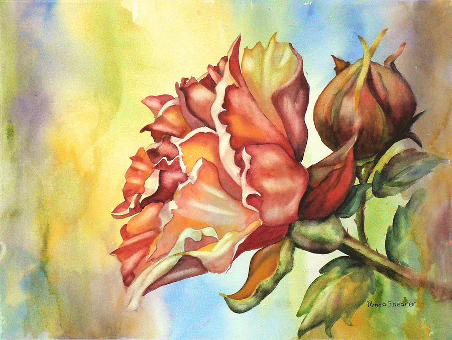 Blooming Where Planted Painting by Pamela Shearer