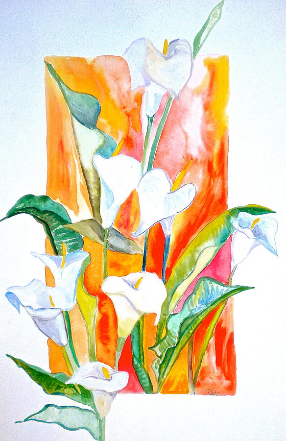 Watercolor Painting - Blooms Beyond Borders by Debi Starr