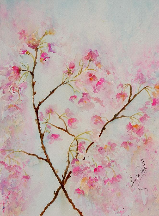 Spring Painting - Blossom by Lucia Del