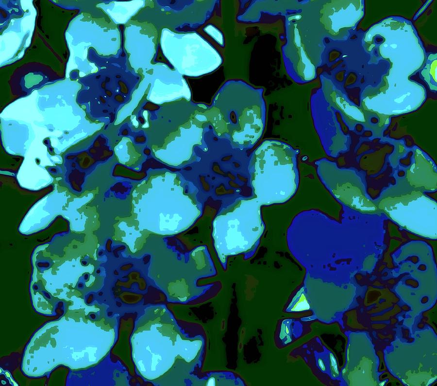 Blossom Pop Dark Digital Art by Tg Devore