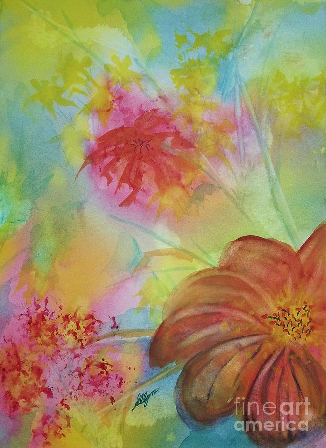 Blossoms Painting by Ellen Levinson