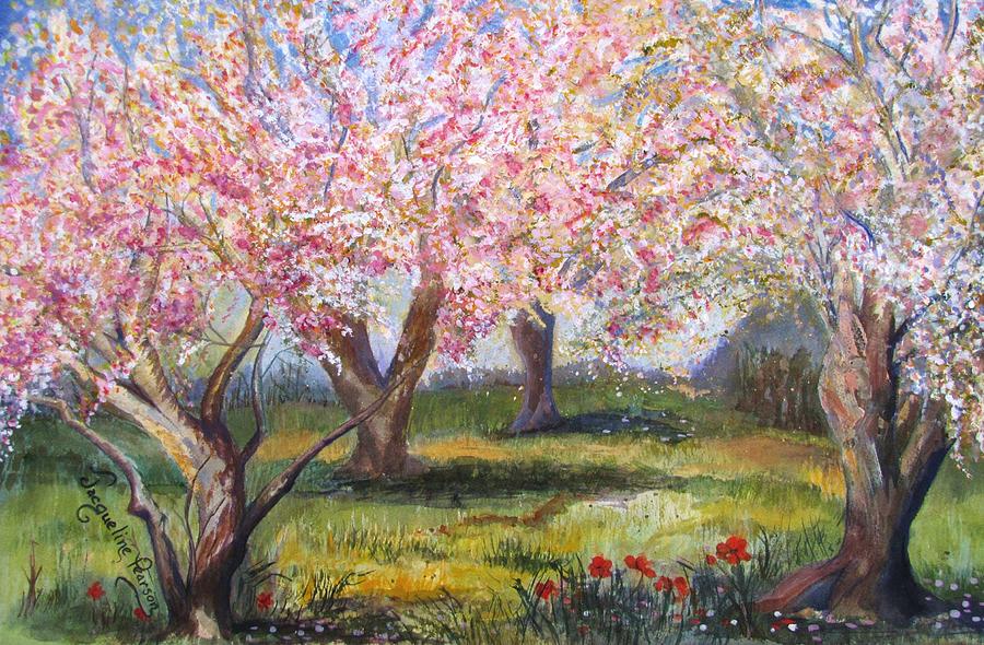 Nature Painting - Blossomtime by Jacqueline Pearson
