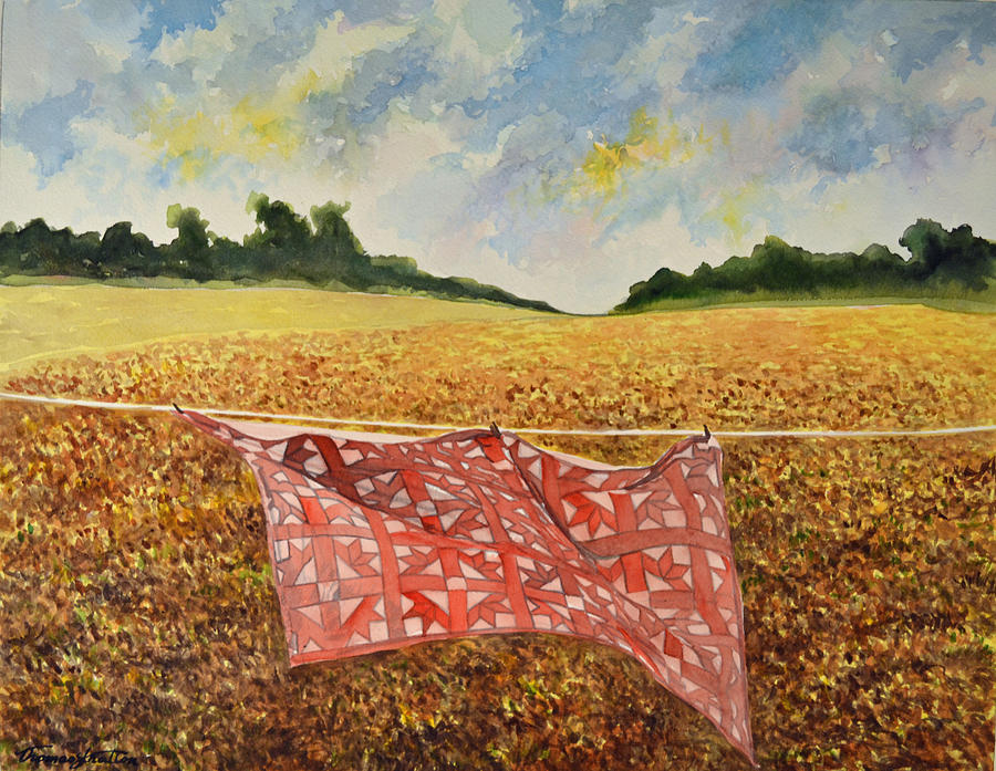 Landscape Painting - Blowin in the Wind by Thomas Stratton Landscape Painting - Blowin in the Wind by Thomas Stratton