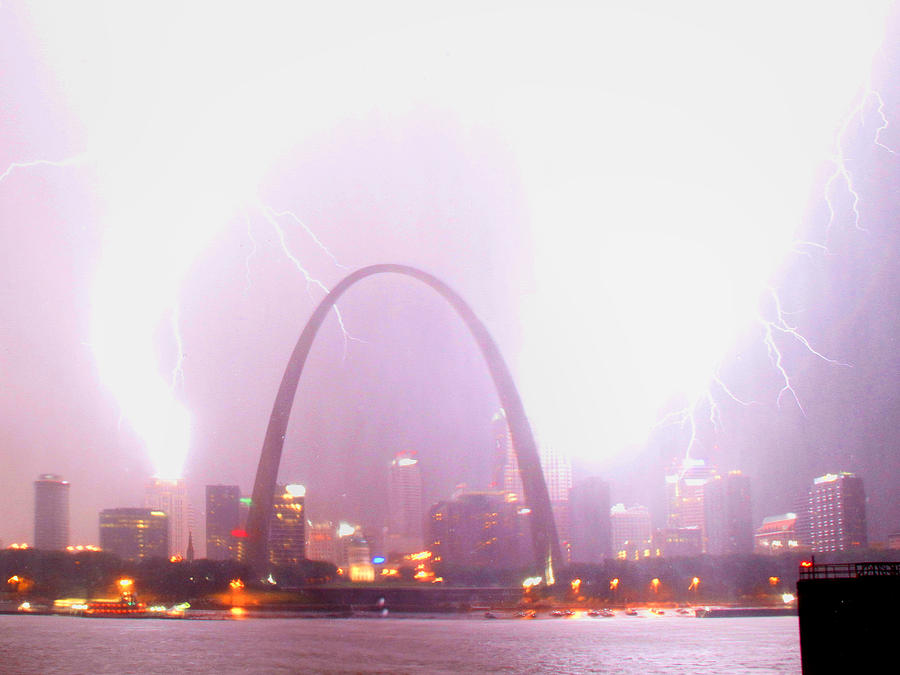 Blowout over St Louis Photograph by Garry McMichael