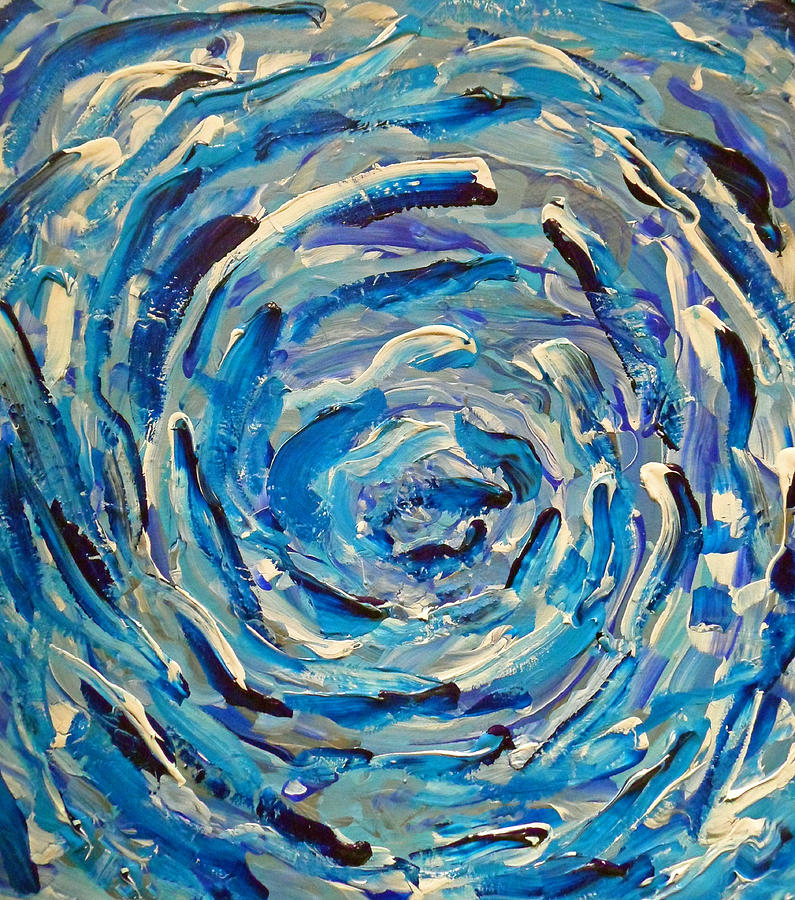 Blu Antyc    SOLD Painting by Cyryn Fyrcyd