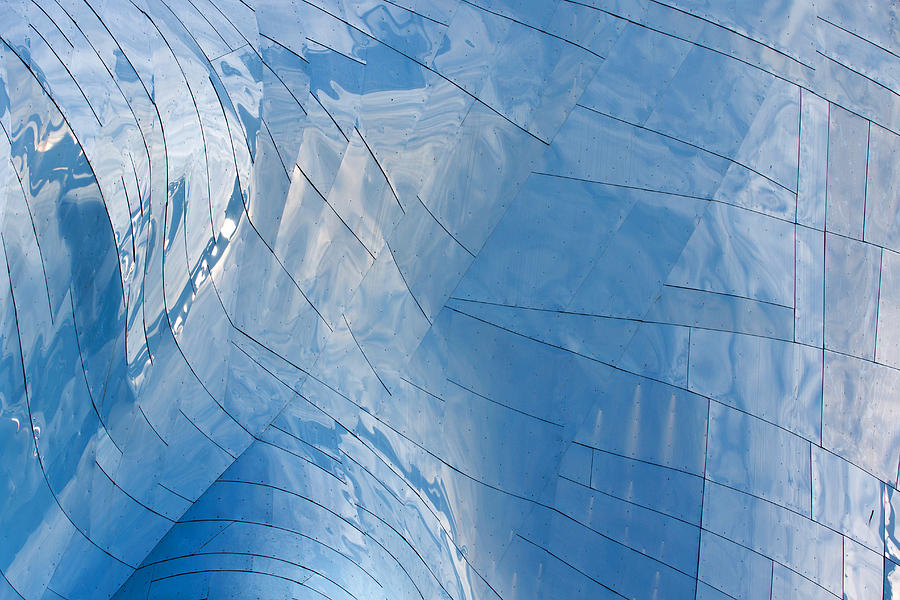 Blue - Seattle Photograph by Marie Jamieson