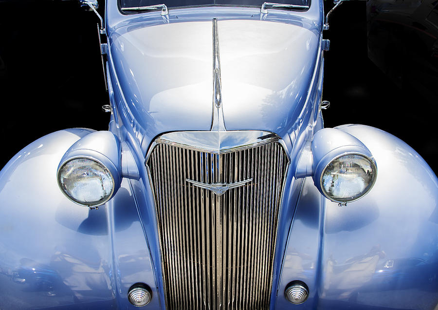 Blue 1937 Chevy Too Photograph by Rich Franco