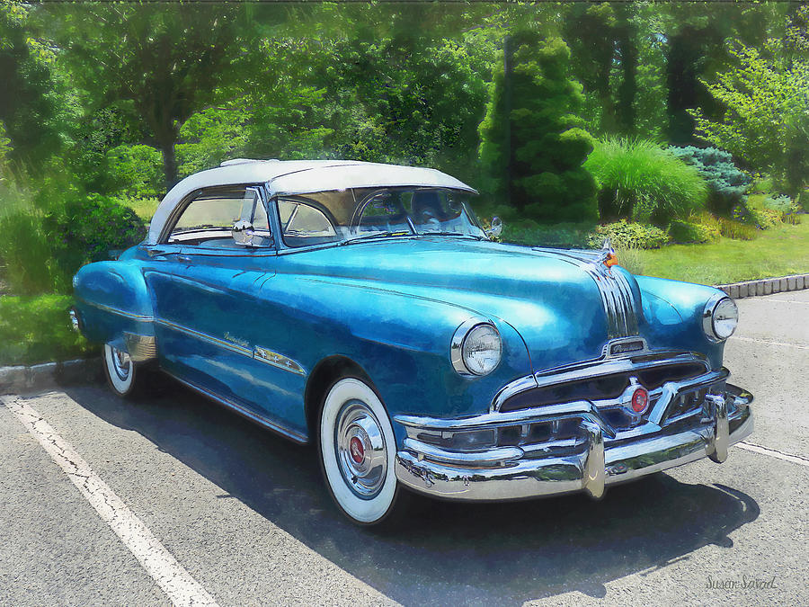 Blue 1951 Pontiac Photograph by Susan Savad