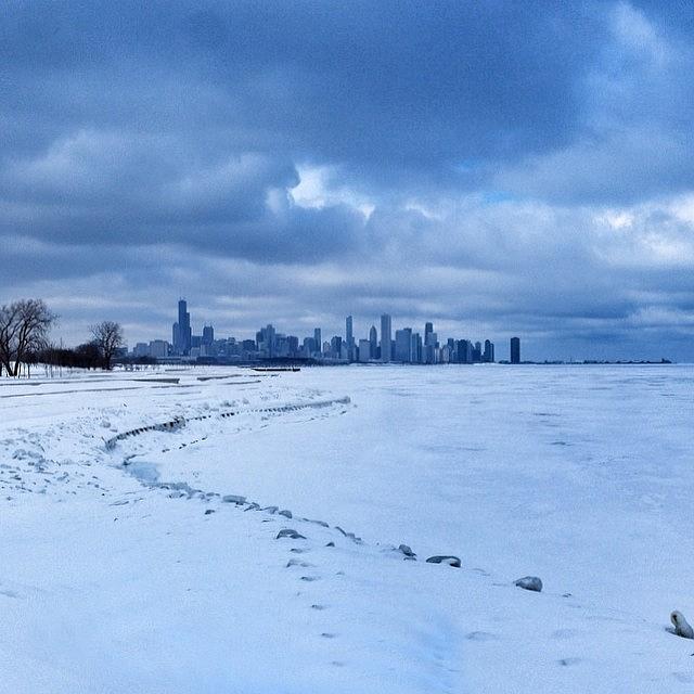 Chicago Photograph - Blue Afternoon #chicago #skyline by David Sabat