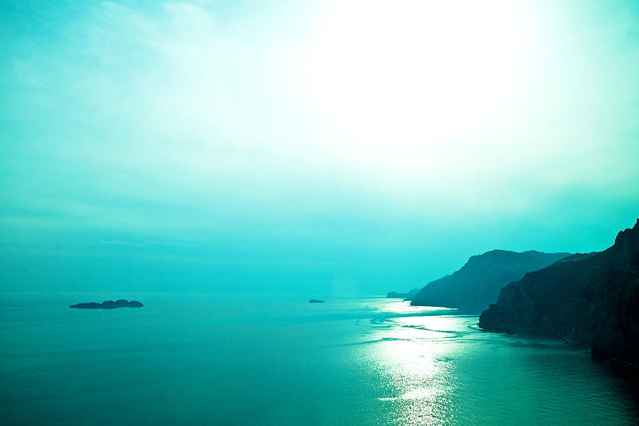 Paradise Photograph - Blue Amalfi Sea by Good Focused