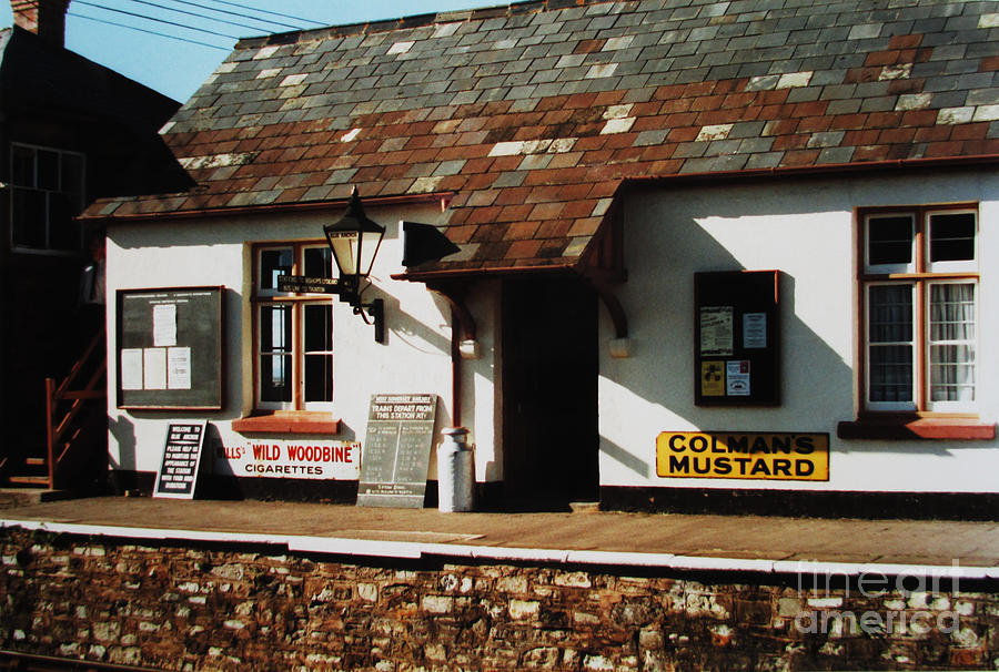 Blue Anchor Ticket Office Photograph by Martin Howard