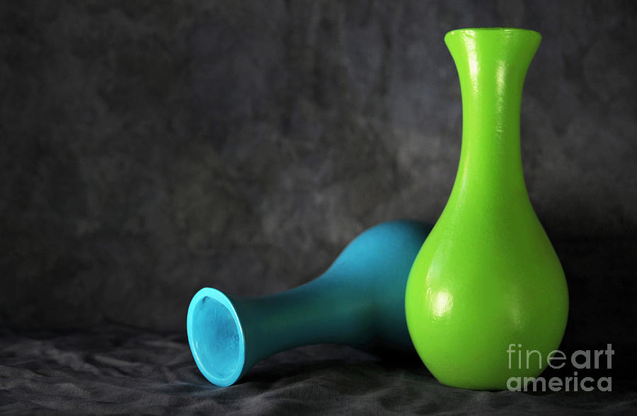 Primary Colors Photograph - Blue And Green by Dan Holm