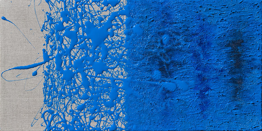Blue And Linen Painting