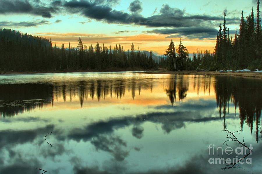 Blue And Orange Reflections Photograph by Adam Jewell