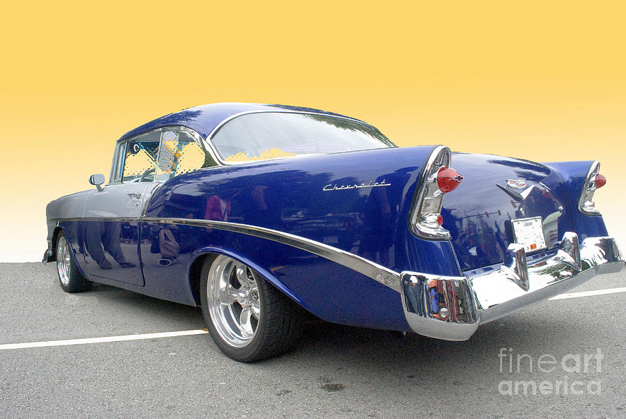 Blue and Silver Chevrolet Photograph by Bill Thomson