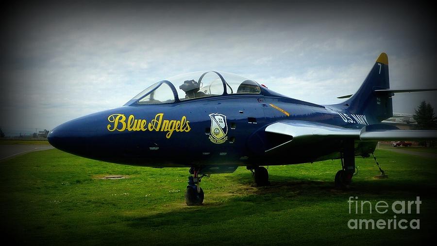 Blue Angel Jet Photograph by Susan Garren