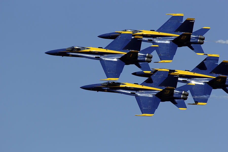 Blue Angels At Quonset Air Show Photograph By Carol-ann Neal - Fine Art 