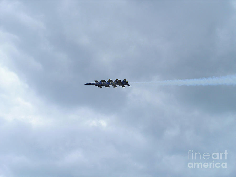 Blue Angels Follow The Leader Photograph