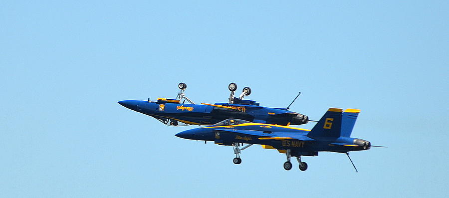 Blue Angels Photograph by Jerry Cahill