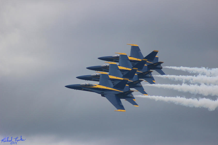 Navy Blue Angels  Photograph by Michael Rucker