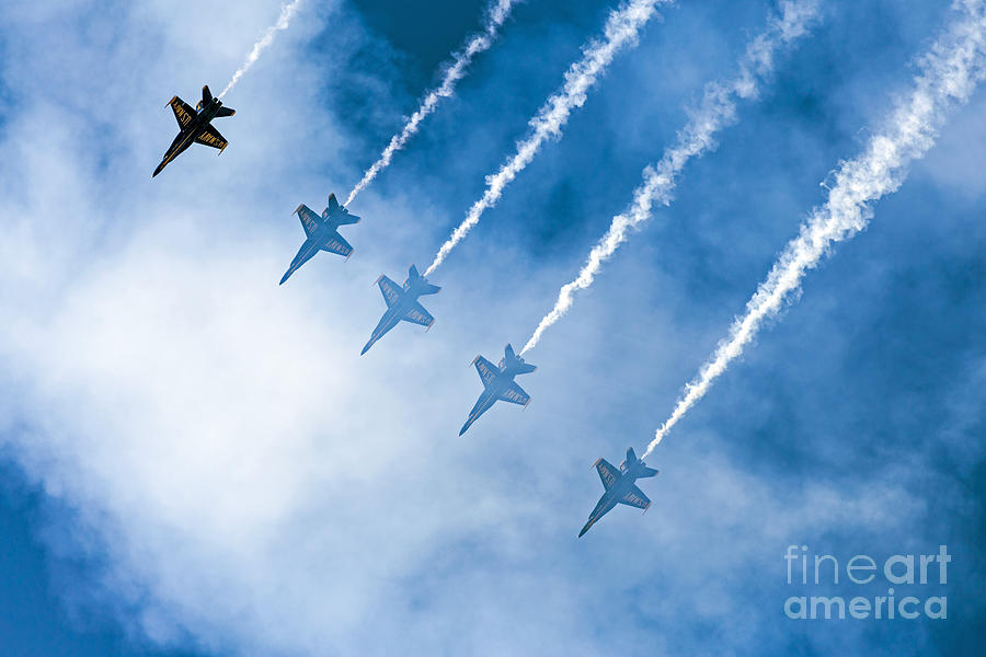Blue Angels Photograph by Kate Brown