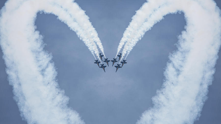 Blue Angels Love Photograph by Dale Kincaid