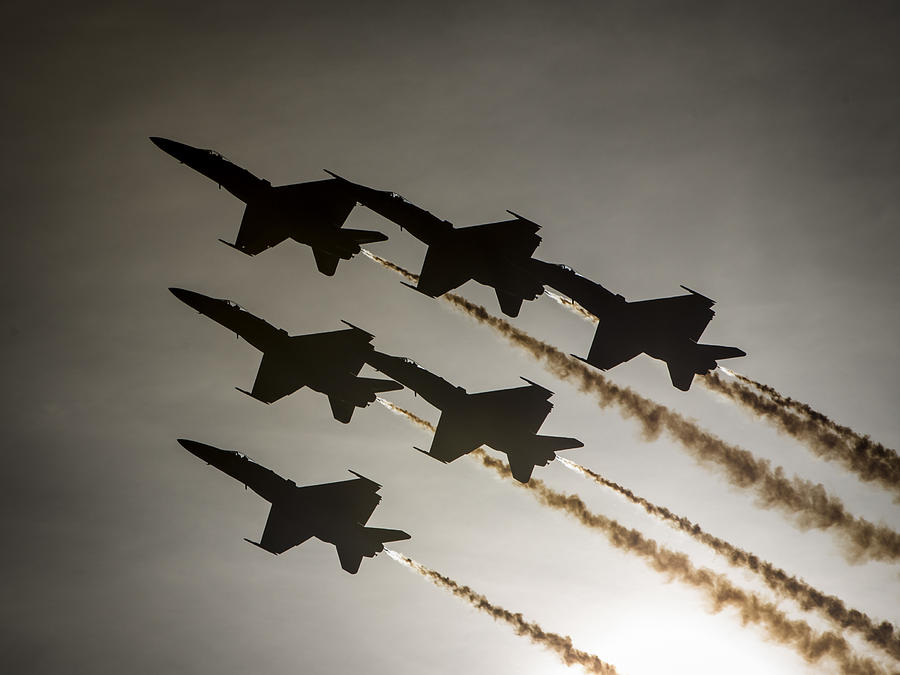 Blue Angels Photograph by Paul Fearn