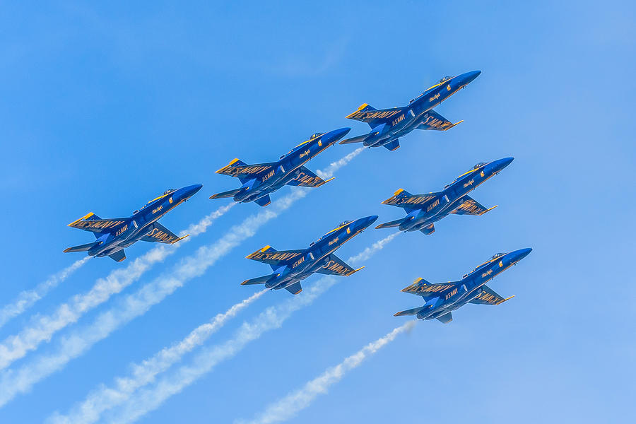 Blue Angels Series Number Three Photograph by Constance Sanders