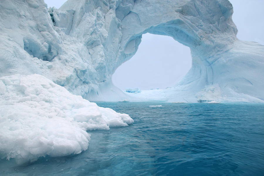Blue Arch Iceberg Photograph by Ginny Barklow