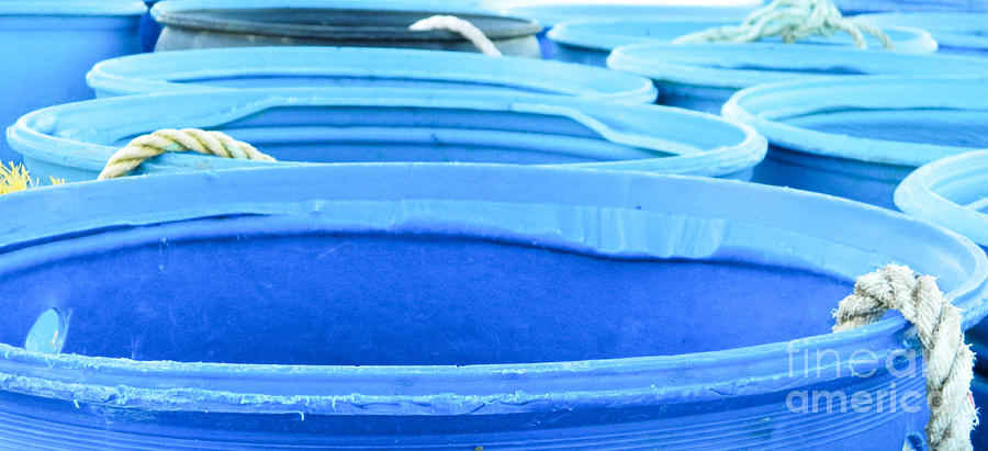 Blue Barrels  Photograph by Andrea Anderegg