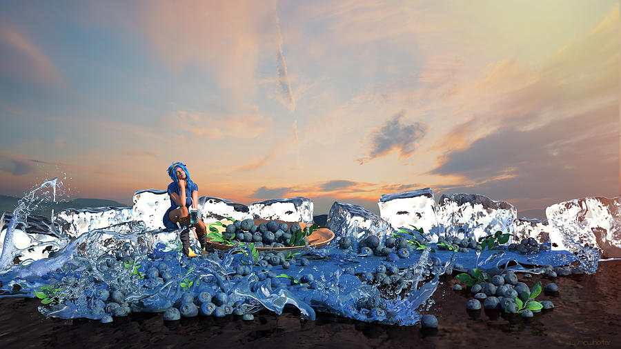 Blue Berry Ice Cafe by Williem McWhorter Blue Berry Ice Cafe by Williem McWhorter