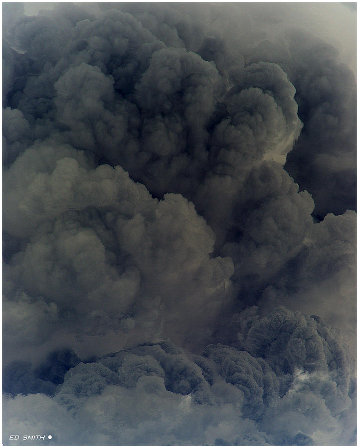 Blue Black Implosion Photograph by Edward Smith