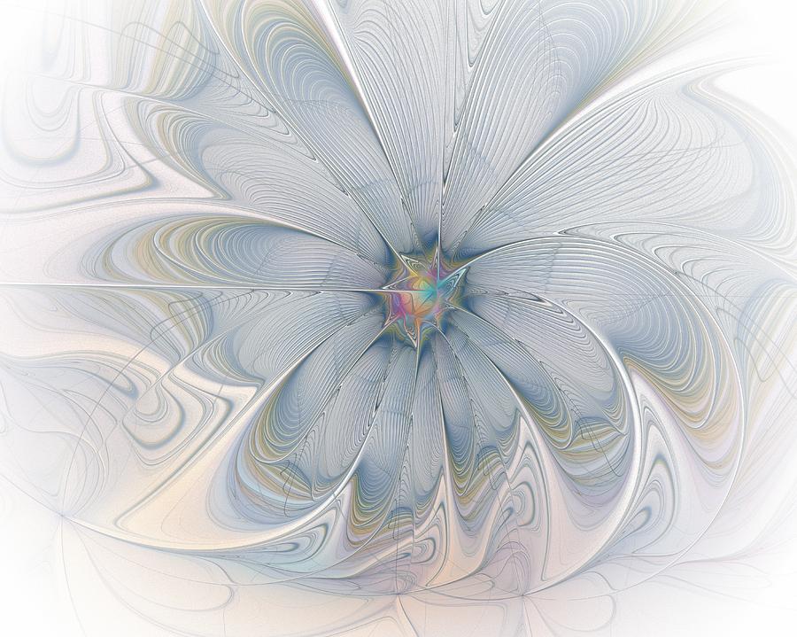 Blue Bloom Digital Art by Amanda Moore