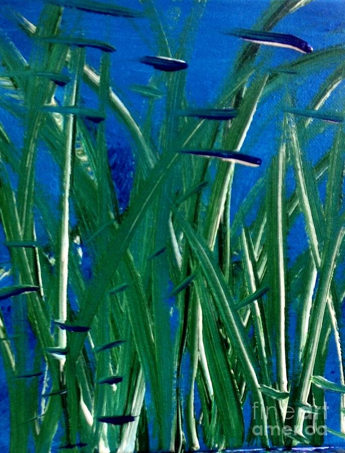 Blue Blue Water Painting