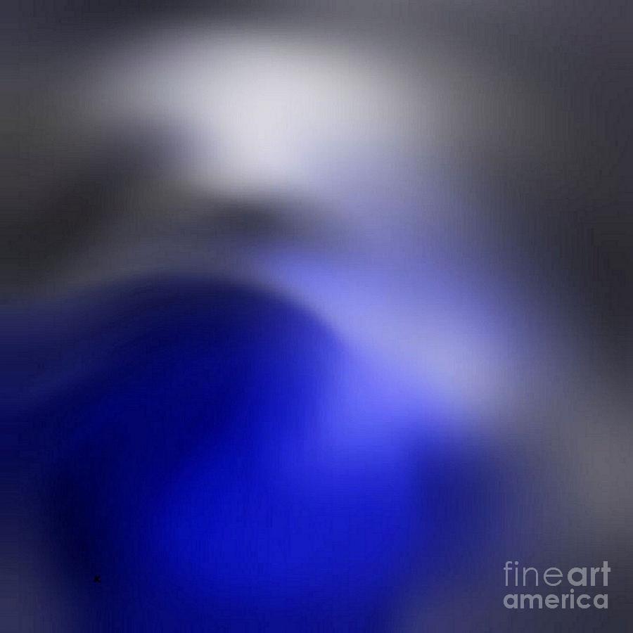 Blue Blur 2 Digital Art by John Krakora