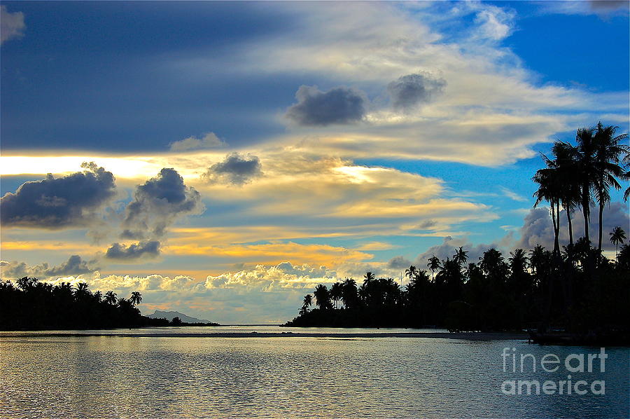 Blue Bora Bora Photograph by Lisa Montana - Pixels