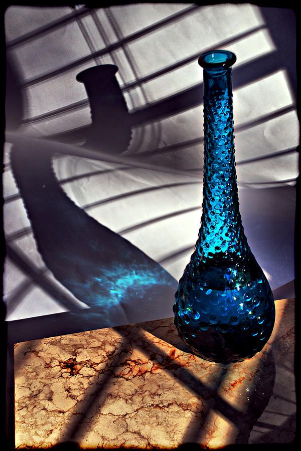 Blue bottle Photograph by Andrei SKY